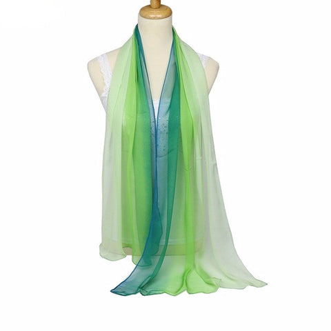 Blend Ombre Oblong Georgette Scarf