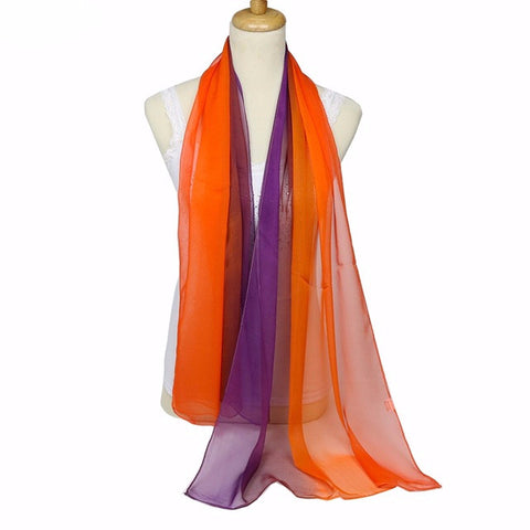 Blend Ombre Oblong Georgette Scarf