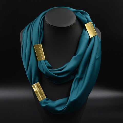 Silk Necklace Long Scarf