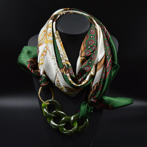 Acrylic Pendant Multilayer Scarves