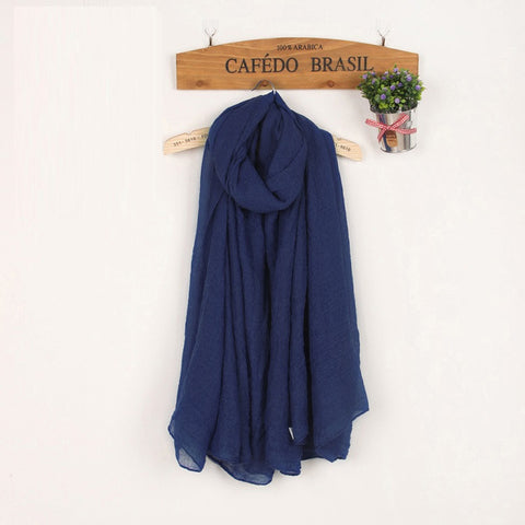 Shawls And Scarves Linen Cotton Scarf