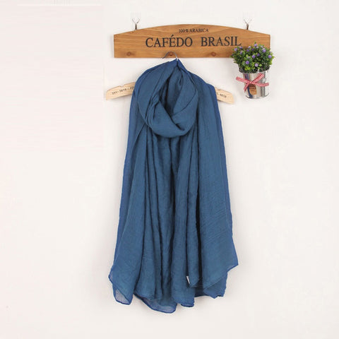 Shawls And Scarves Linen Cotton Scarf