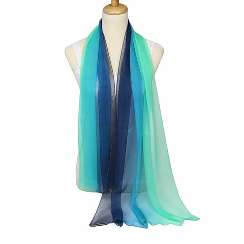 Blend Ombre Oblong Georgette Scarf