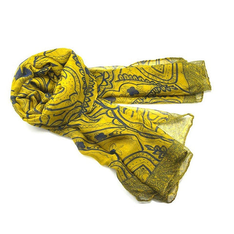 Fashion Flower Printing Scarf