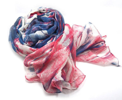 Fashion Flower Printing Scarf