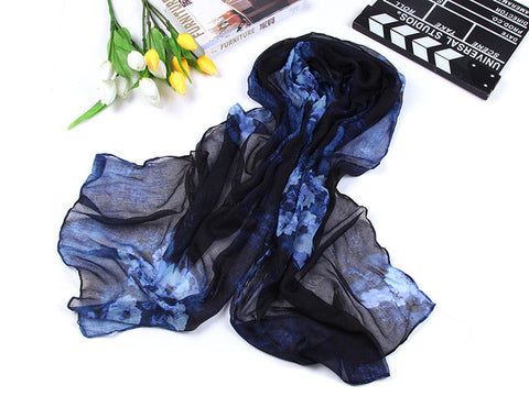 Fashion Flower Printing Scarf