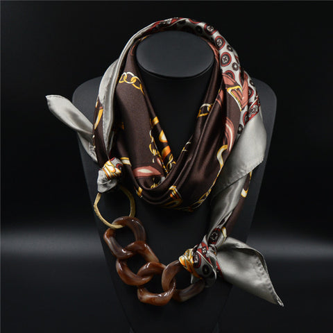 Acrylic Pendant Multilayer Scarves