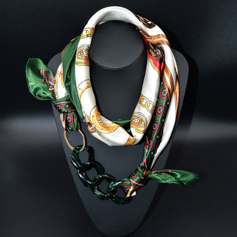 Acrylic Pendant Multilayer Scarves