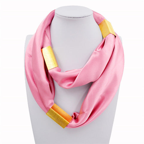 Silk Necklace Long Scarf