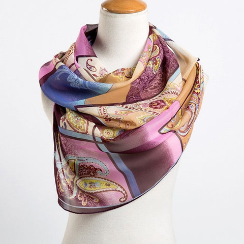 Women's chiffon cashew scarves