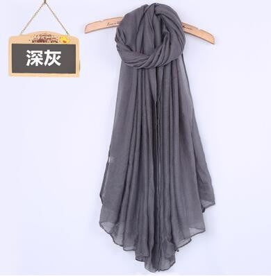 Shawls And Scarves Linen Cotton Scarf