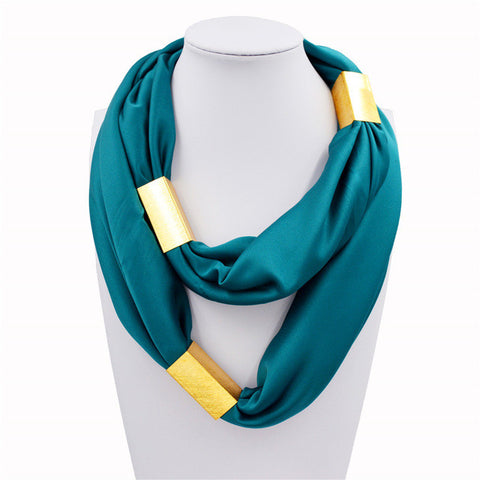 Silk Necklace Long Scarf