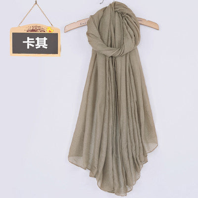 Shawls And Scarves Linen Cotton Scarf