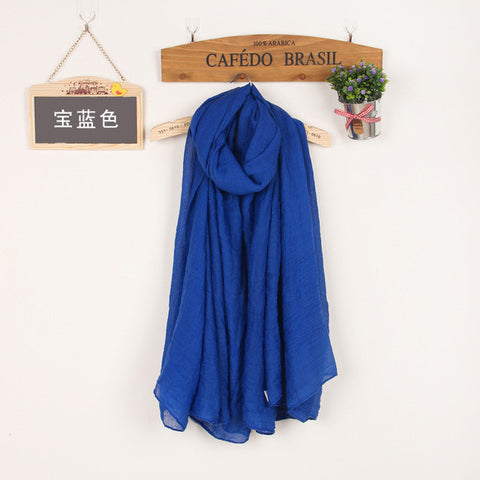 Shawls And Scarves Linen Cotton Scarf