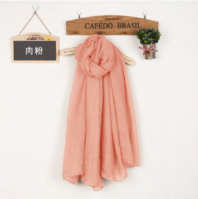 Shawls And Scarves Linen Cotton Scarf